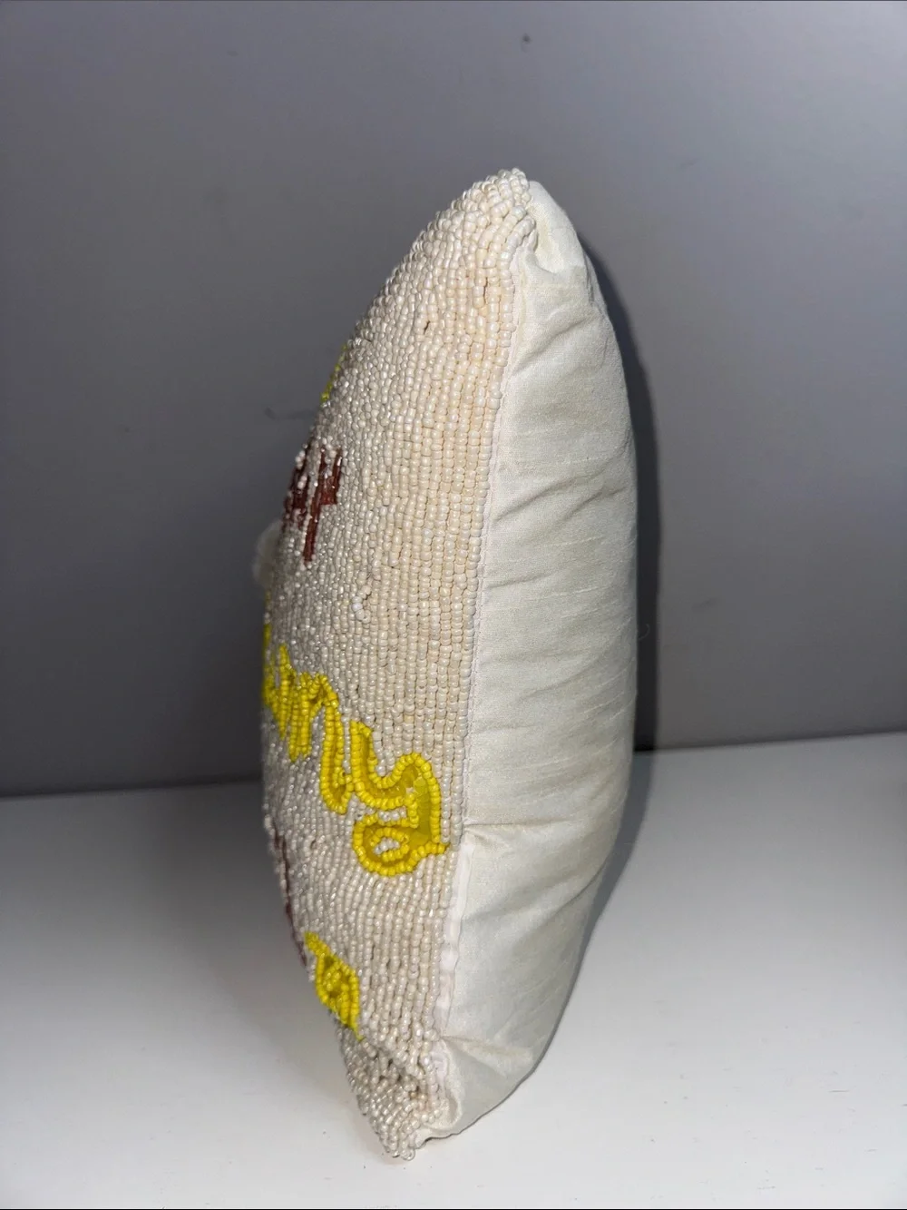 Beaded “Shake Your Bunny Tail” Easter Throw Pillow – DIY Project